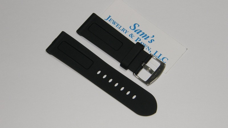 Heavy Duty 26mm BlackRubber PU Diver Watch Band: fit Luminox & Nixon #STAR-Pan26 gallery