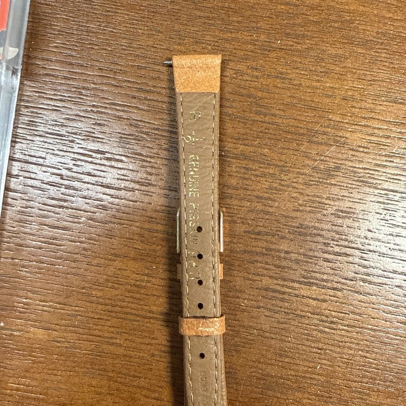 Kreisler Genuine Pigskin 13mm Light Brown Tan Ladies Leather Watch Band gallery
