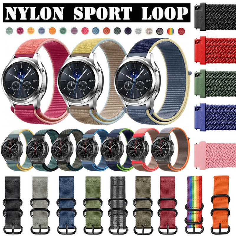 Woven Nylon Loop Watch Strap Wrist Band For Polar Vantage M/Grit X/Ignite/Unite