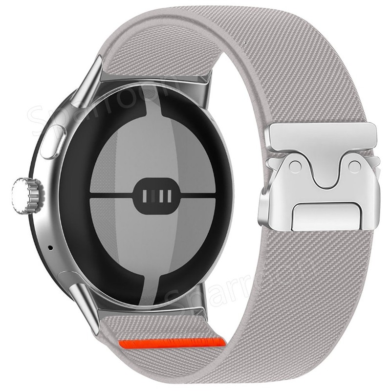 Nylon Strap for Google Pixel Watch 1/2/3/4 41mm 45mm Elastic Loop Band Wristband gallery