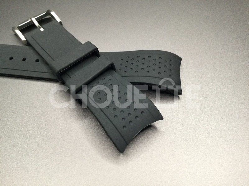 Citizen Eco-Drive 23mm Black Rubber Watch Strap CA0421-04E, CA0420-07E (NO PINS) gallery