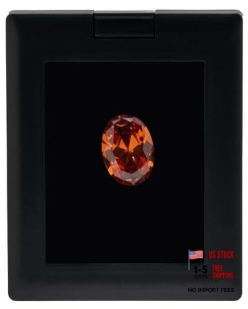 Gemstone Display Box with Clear Glass Top Lids and Black-2.83" X 2.68" X 0.67"