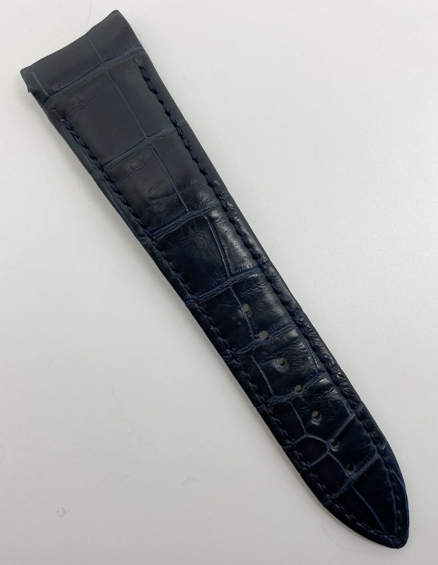 Authentic New Ulysse Nardin 22mm x 18mm Blue Alligator Watch Single Strap OEM