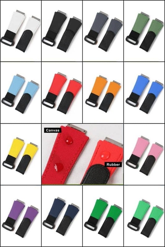 New: Custom Canvas Pattern Rubber Velcron & Elastic strap for Richard Mille gallery