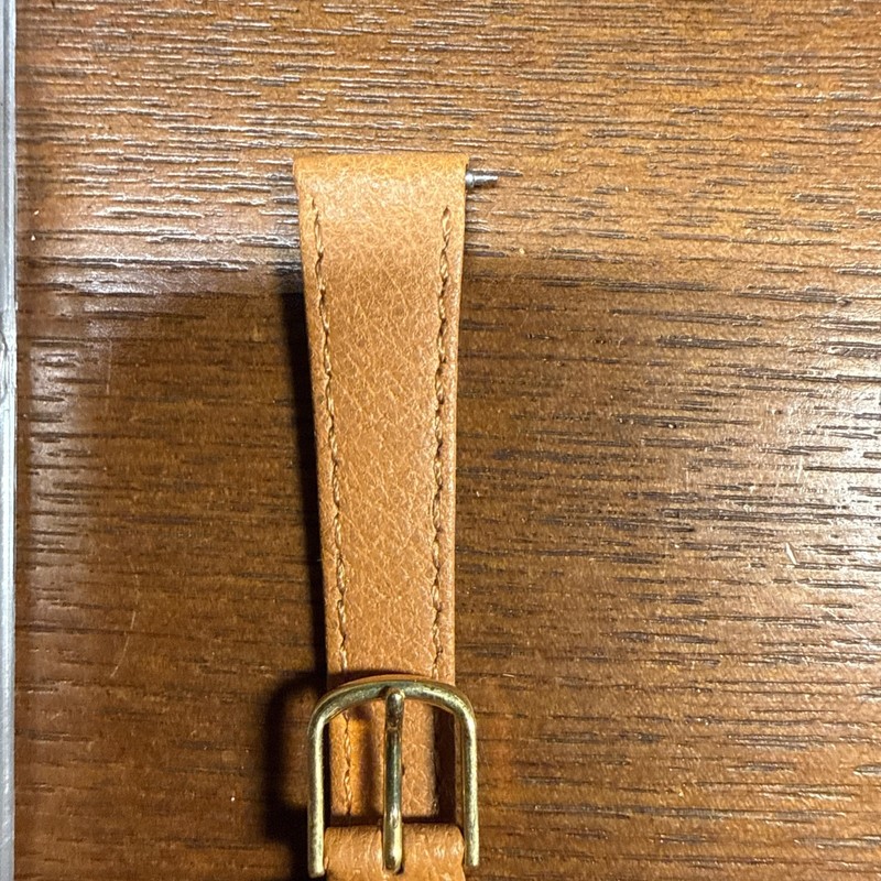 Kreisler Genuine Pigskin 13mm Light Brown Tan Ladies Leather Watch Band gallery