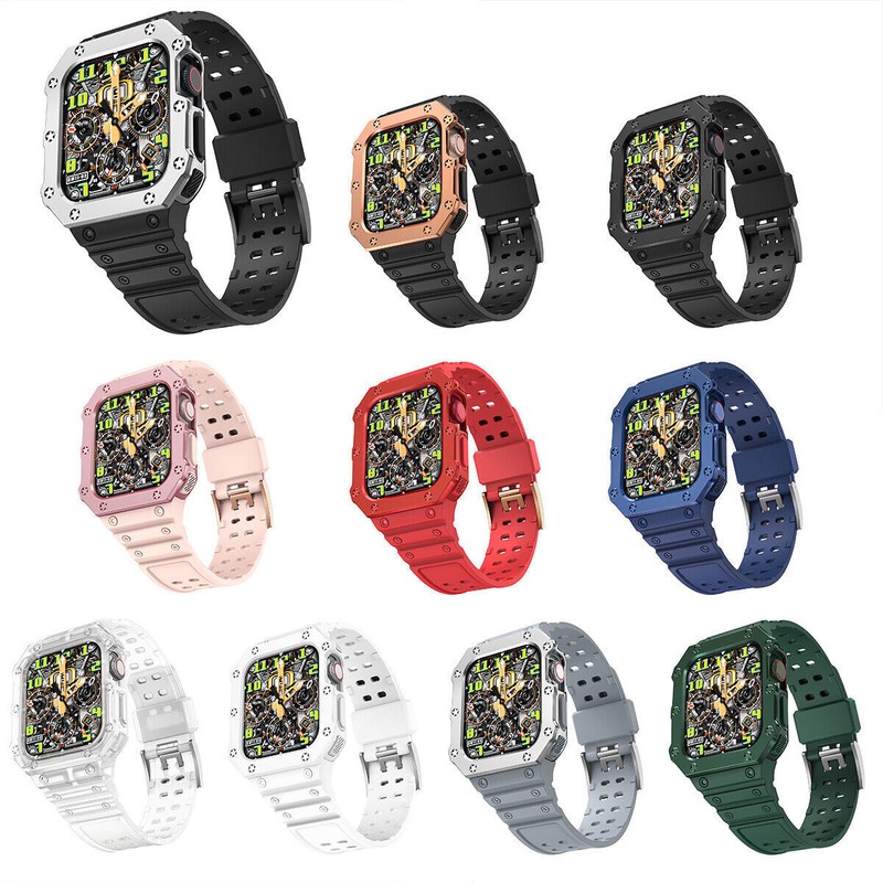 for Apple Watch with Protective Case Rugged for Apple Watch Series7 6 5 4 3 2 1