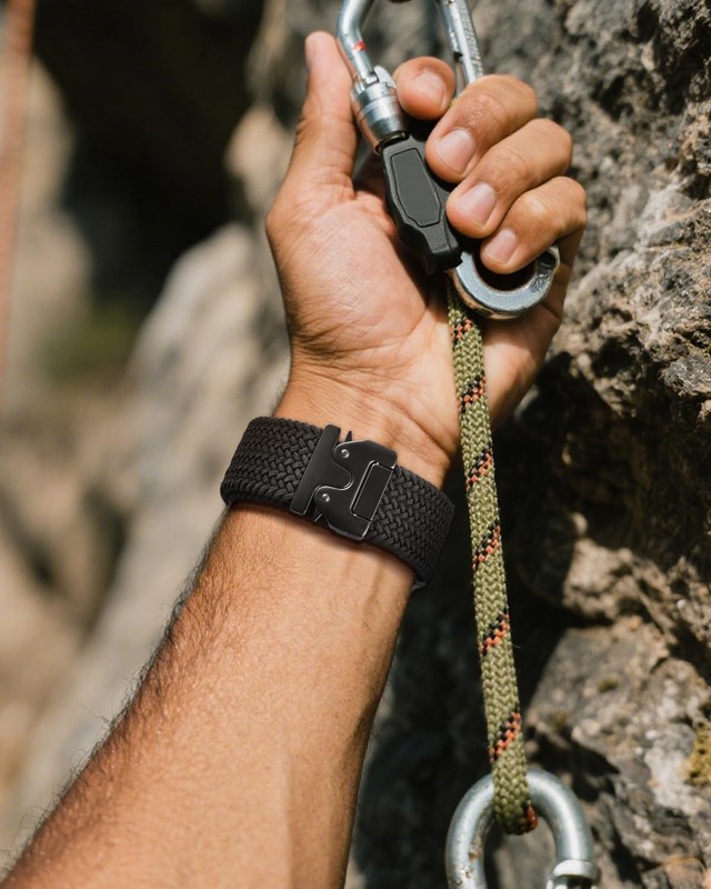Braided Bands Compatible with Google Pixel Watch 4/3 45mm One Size, Black gallery