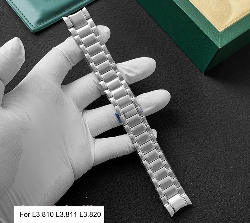 21/22mm Steel Band For Longines Spirit L3.810 L3.811 L3.820 Metal Strap Bracelet