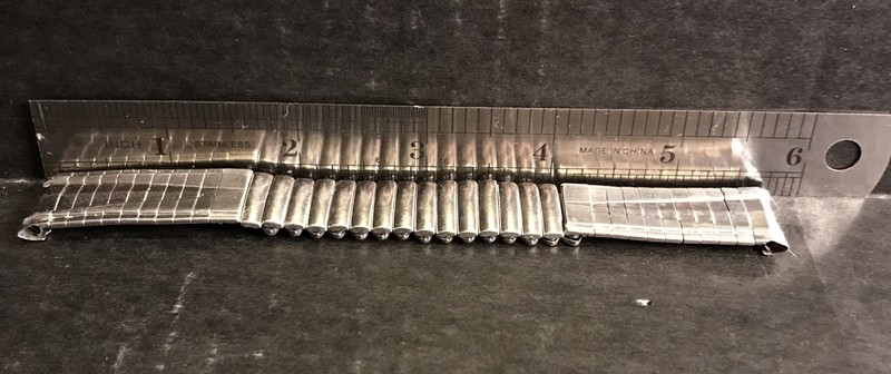 Vintage Stainless Steel Hong Kong Watch Band Extension Silver Tone Arrow Modern gallery