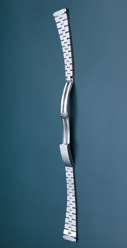 10mm - 14mm SPIEDEL VINTAGE 1950s-1970s STAINLESS STEEL DEPLOYMENT WATCH STRAP. gallery