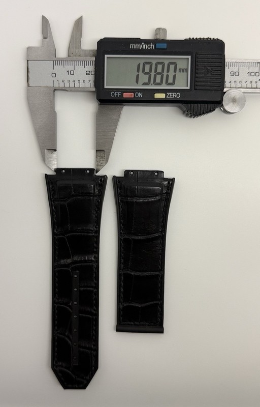 Hublot Spirit of Big Bang 32mm x 24mm Black Alligator Watch Strap Authentic OEM gallery