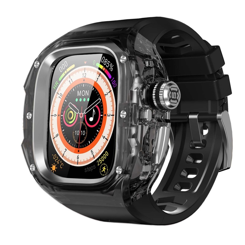 Luxury Mod Kit Case for Apple Watch Ultra 2 49mm Rugged Shockproof Band Strap