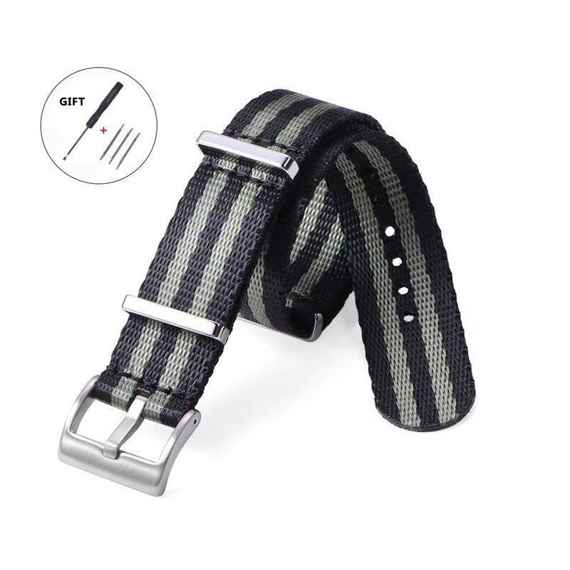 20mm Military Nylon Watch Band for Tudor for Omega Seamaster 300 007 for Men