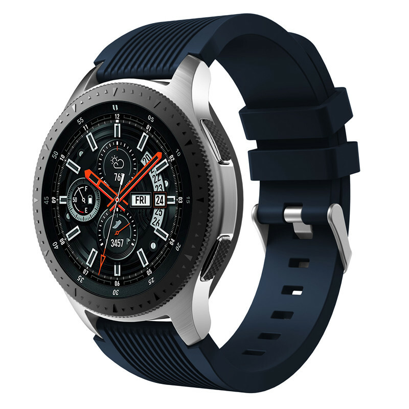 For Samusng Galaxy 42 46 mm Watch Band Silicone Band Soft SM-R815 R810 Strap Top gallery