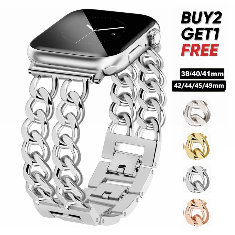 Glossy Band Strap For Apple Watch Series 10 9 8 7 6 5 4 SE iWatch 42/44/45/49mm