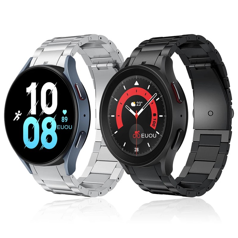 No Gaps Titanium Strap For Samsung Galaxy Watch FE 7 6 5 44/40mm Band Bracelet gallery
