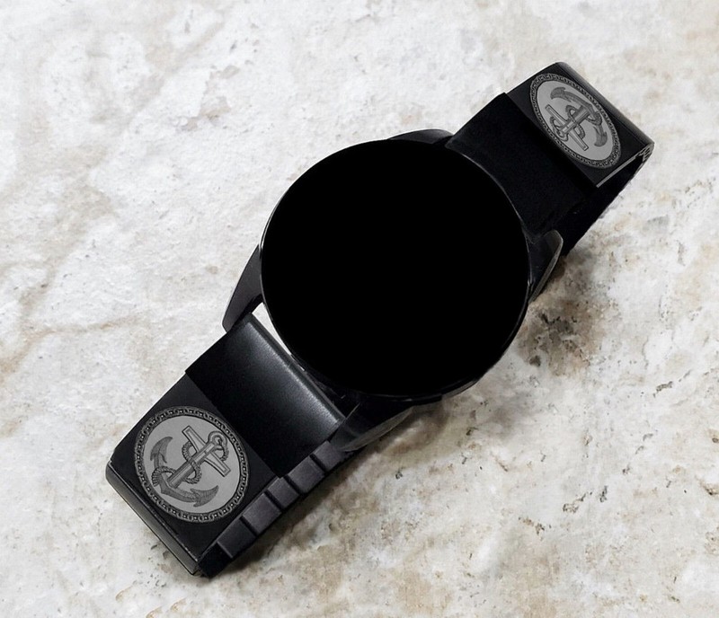 Anchor Engraved Band Strap for Garmin Instinct 3 50mm AMOLED & Instinct 2X B-AN1 gallery