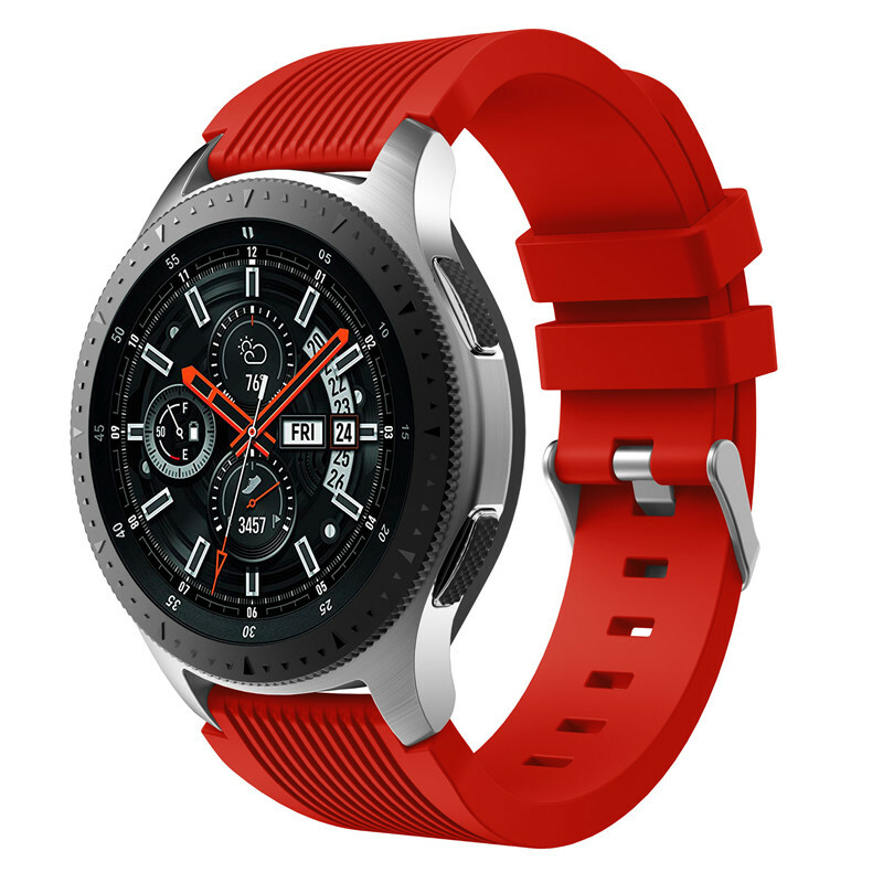 For Samusng Galaxy 42 46 mm Watch Band Silicone Band Soft SM-R815 R810 Strap Top gallery