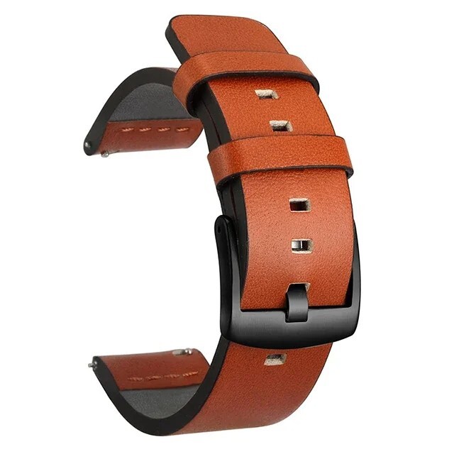 18mm 20mm 22mm 24mm Genuine Leather Wristband Watch Strap Band Bracelet UNIVERSL