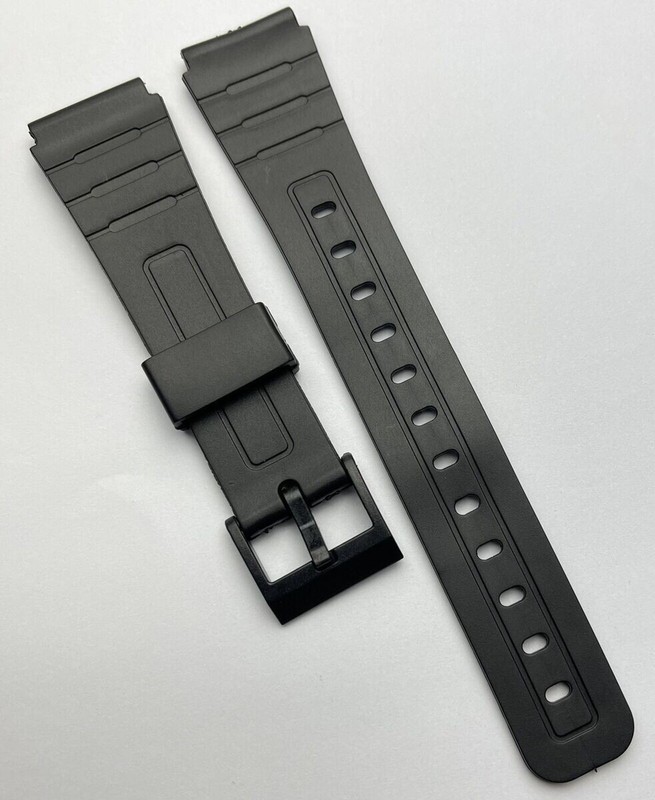 18mm Casio Watch Strap Band Replacement(F-106W F-28W F-91W F-93W F-94WA FLB-91W)
