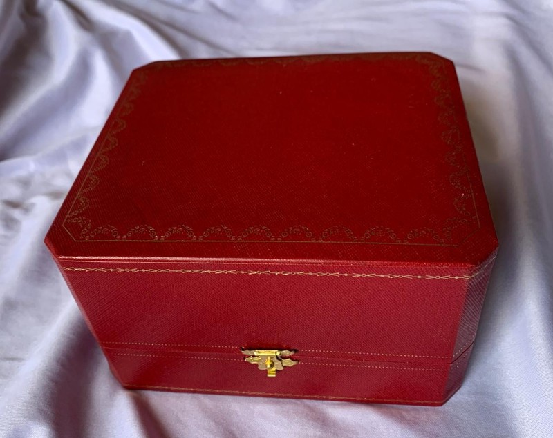 Cartier watch Presentation Box with booklet & Tags Empty Box DUTY PAID 20 Day de gallery