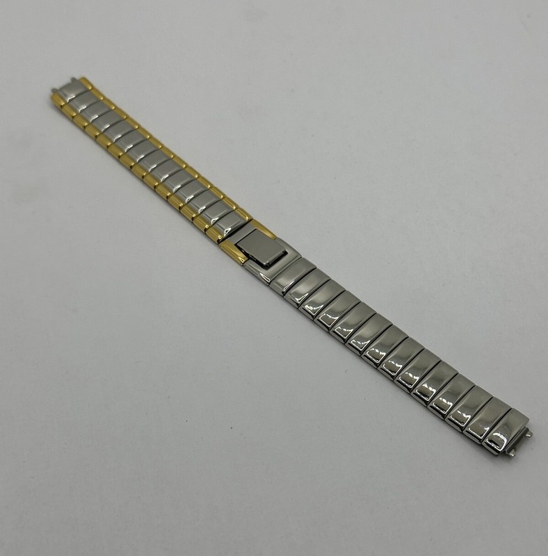 Seiko NOS Vintage 4N00-0560 Two-Tone Stainless Steel 13mm Watch Bracelet B5703