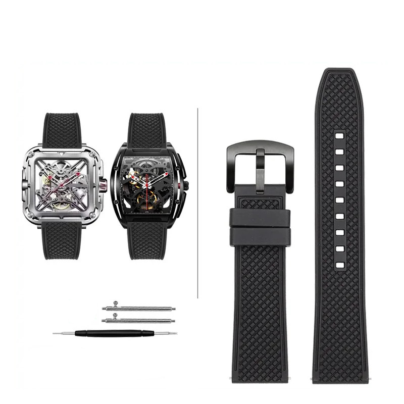 Watch strap for CIGA design Bracelet 22mm waterproof fluororubber Watchband