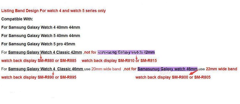 Silicone Watch Band Strap For Samsung Galaxy Watch 4 5 6 40/44mm Classic 43/47mm gallery