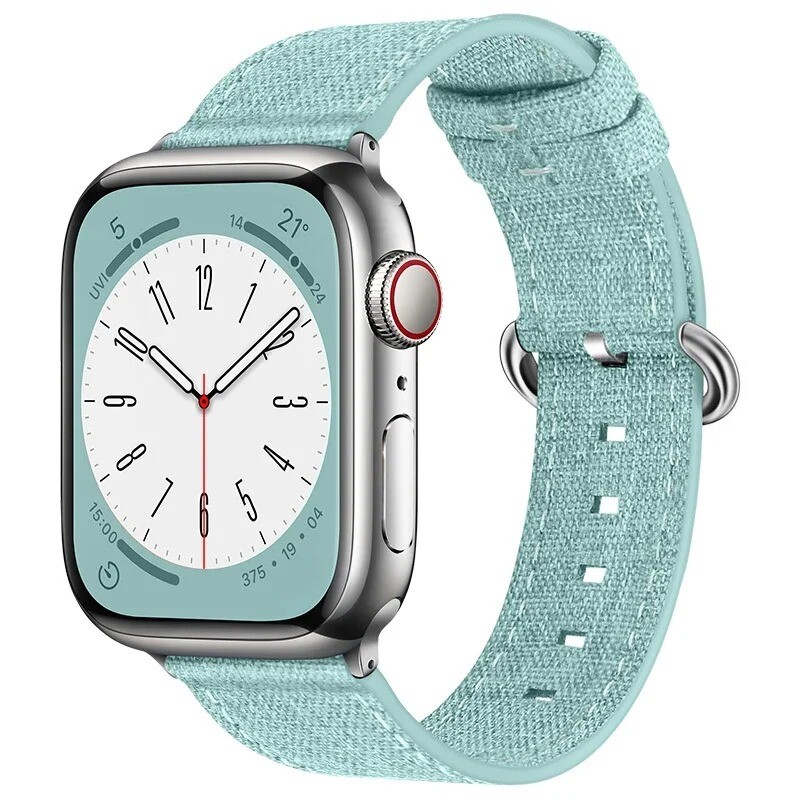 Canvas Band For Apple Watch Strap Fabric Bracelet for iWatch 10 Ultra 9 7 SE 3 4