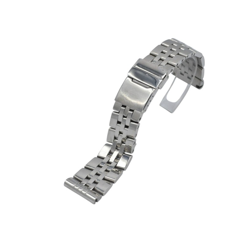 24mm Steel Watch Bracelet For Breitling Chronomat, Navitimer, Crosswind, Colt