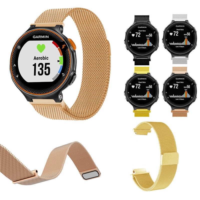 Milanese Loop Garmin Forerunner 235 220 230 620 630 Smart Watch Watch Band Strap