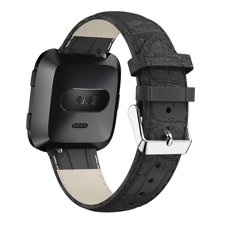 For Fitbit Versa 2/ 1/Lite Luxury Leather bands Wrist strap Bracelet Watch Band