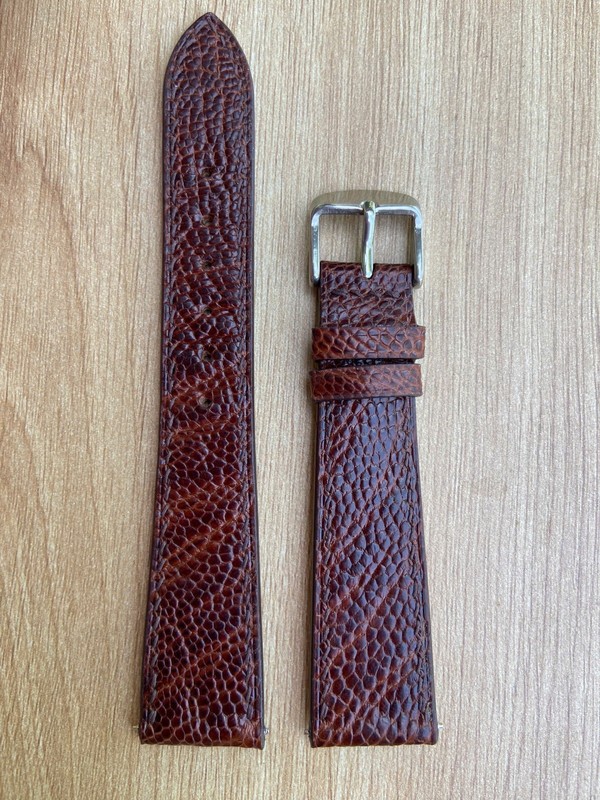 26mm 25 24mm 23 22 21 20 19 18 17 16 15 brown ostrich leather Watch Strap Band