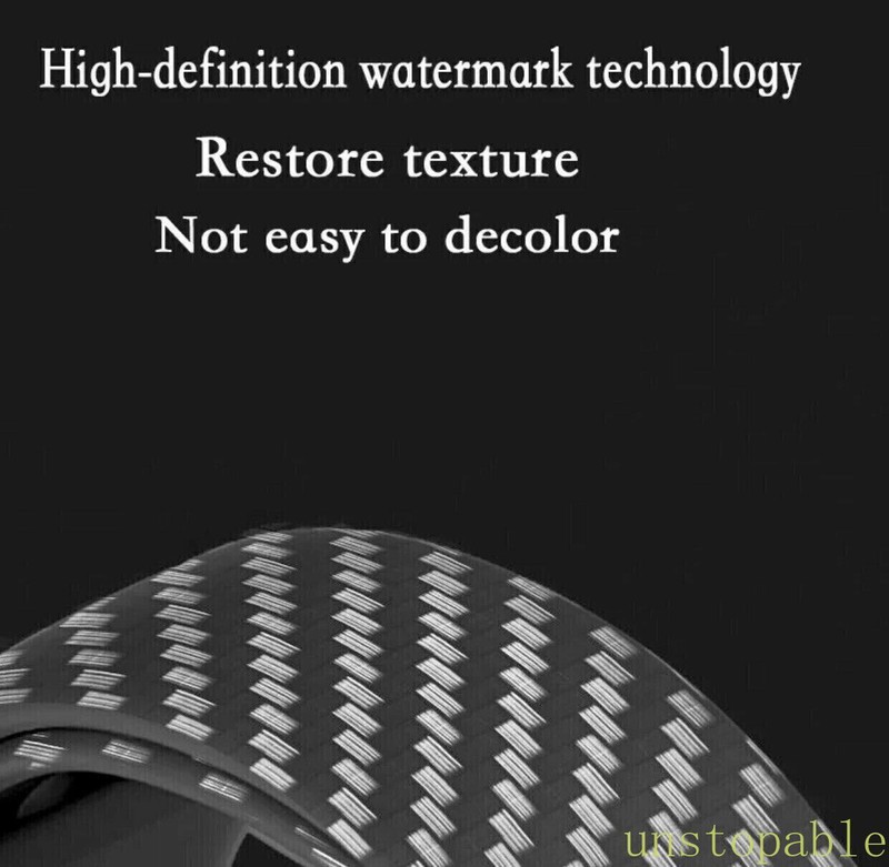 Silicone Strap Carbon Fiber Band For Apple Watch Ultra 2 Series 9 8 7 6 5 4 3 SE gallery
