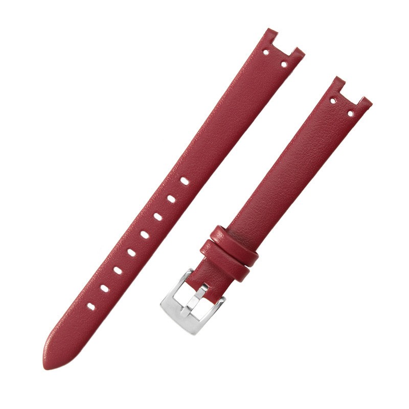 For Anne Klein AK2156/2157/2618 Notched genuine leather watch strap womens 12×6