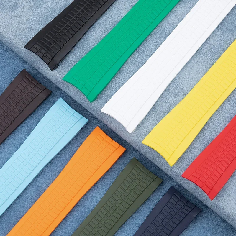 22mm FKM Rubber Watch Strap Wristband Fits Patek Philippe Aquanaut 5968 gallery