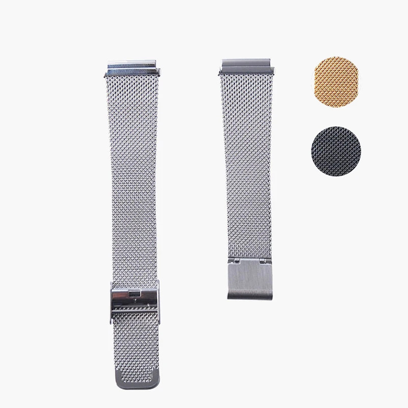18mm Watch Bracelet Durable Stainless Steel Strap For AQ-230 A158/A159 A168 F91