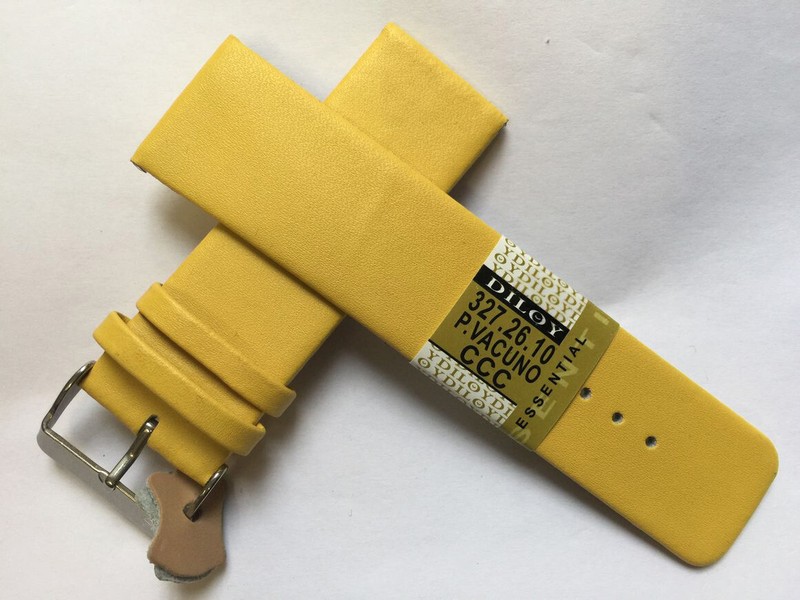 24mm Leather Watch Strap Colorful Fashion Diloy Spain