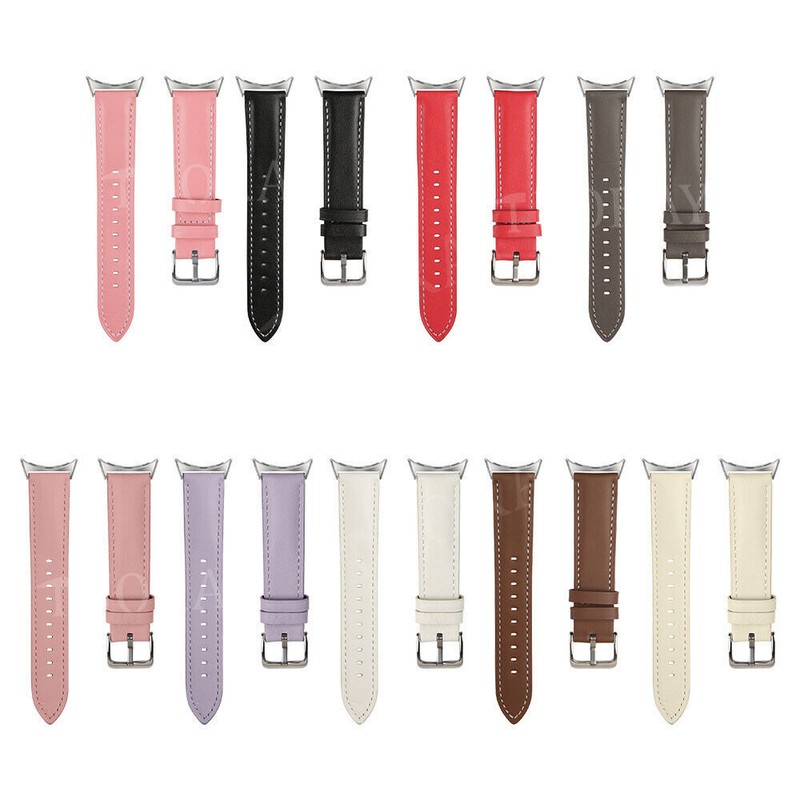 For Google Pixel Watch 1 2 3 41mm / 3 45mm Replacement Leather Watch Band Strap gallery