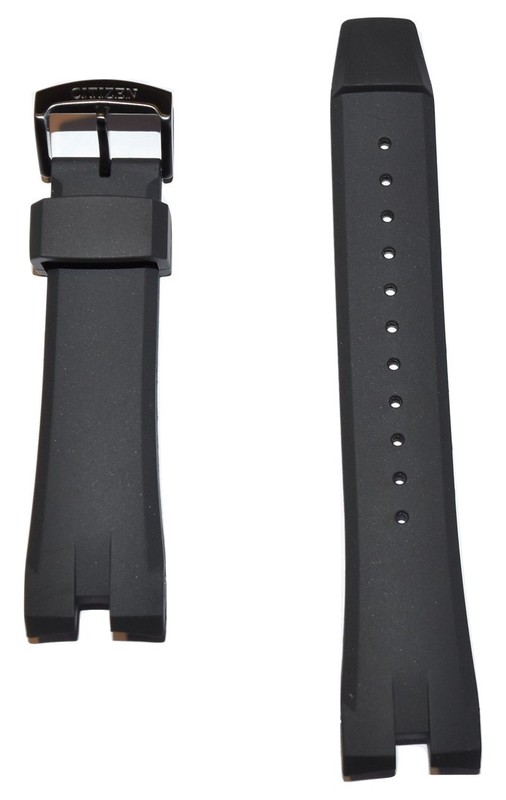 ORIGINAL CITIZEN ECOSPHERE J810-S099765 BLACK RUBBER WATCH BAND STRAP