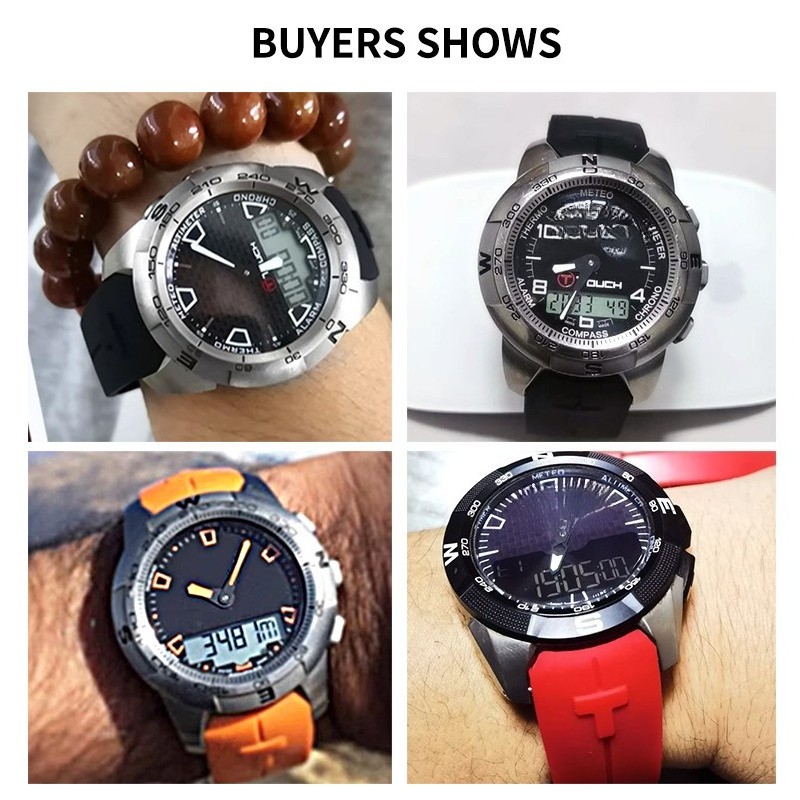 For Tissot T-touch 1853 T013 T081 T091 Waterproof silicone watch strap 20mm 21mm gallery
