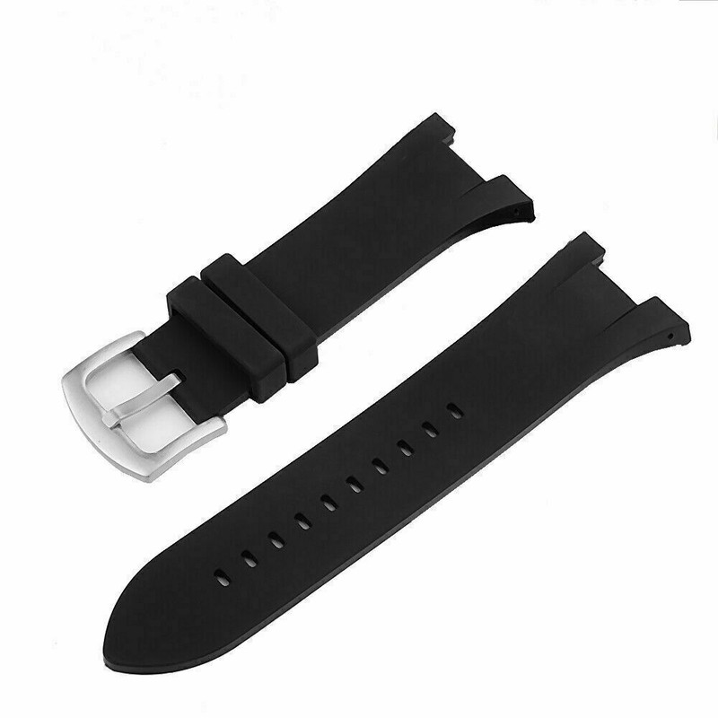 31mm Rubber Watch Band For Armani Exchange AX1041 AX1084 AX1108 AX1186 AX1040 gallery