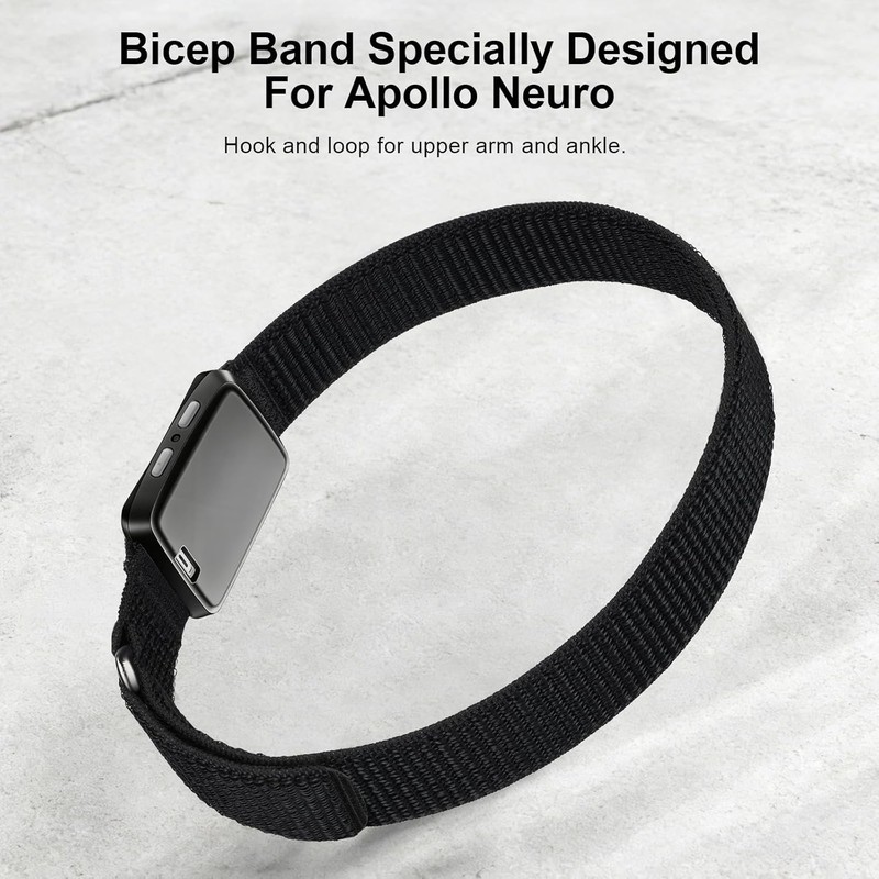 `Ankle Bands Compatible with Apollo Neuro/Polar Loop, Hook and Loop Strap` gallery