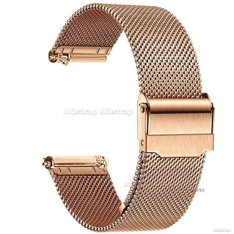 Stainless Steel Milanese Watch Strap 18–24mm Quick Release Mesh Bracelet UK gallery
