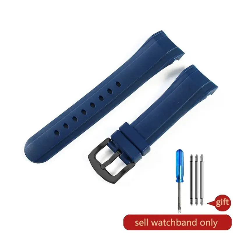 Silicone Watchbands For Graham Reeftiger Racing Timing Series Curved Interface