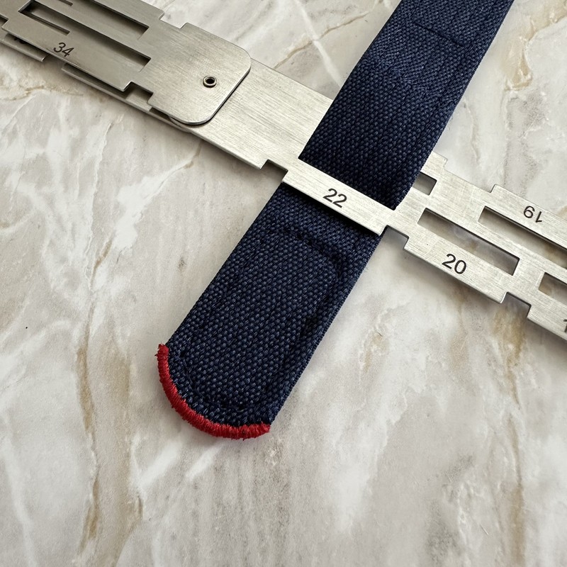 Genuine Tudor Pelagos FXD 22mm Navy Blue Watch Strap & Titanium Buckle, New Rare gallery
