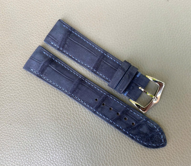 Genuine Nubuck Leather Watch Strap Size 12 14 15 16 17 18 19 20 21 22 23 24 2526