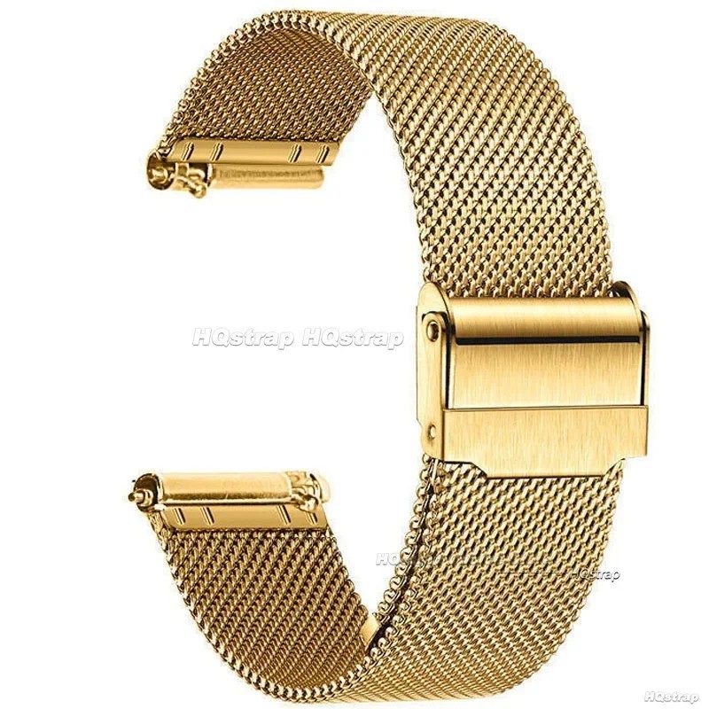 Stainless Steel Milanese Watch Strap 18–24mm Quick Release Mesh Bracelet UK gallery