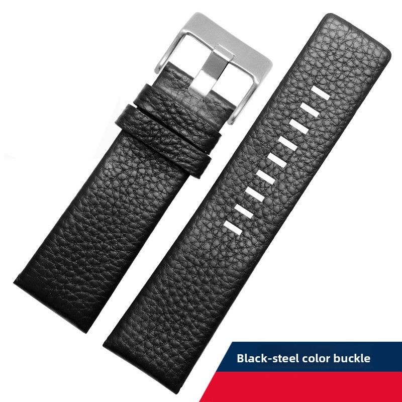 Genuine Leather Watch Strapw mens Band for Desai DZ4323/7333/7314/4318 22-32mm