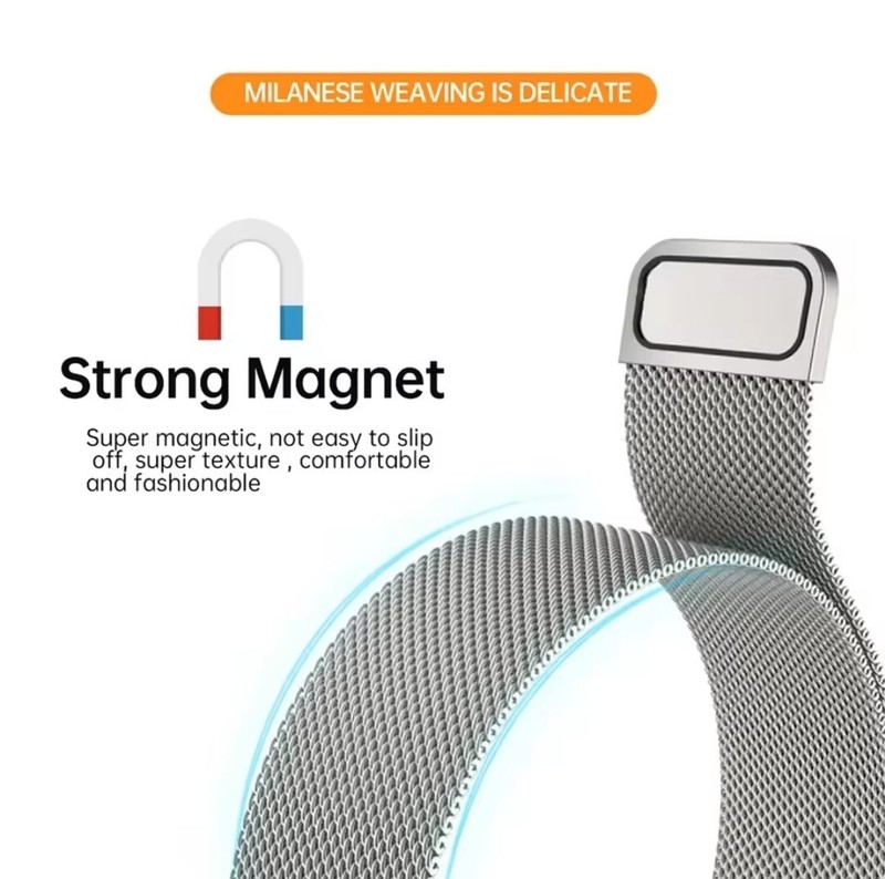 Milanese Wristband for Samsung Galaxy Fit 3 SM-R390 Sport Band Watch Fitness Tracker gallery